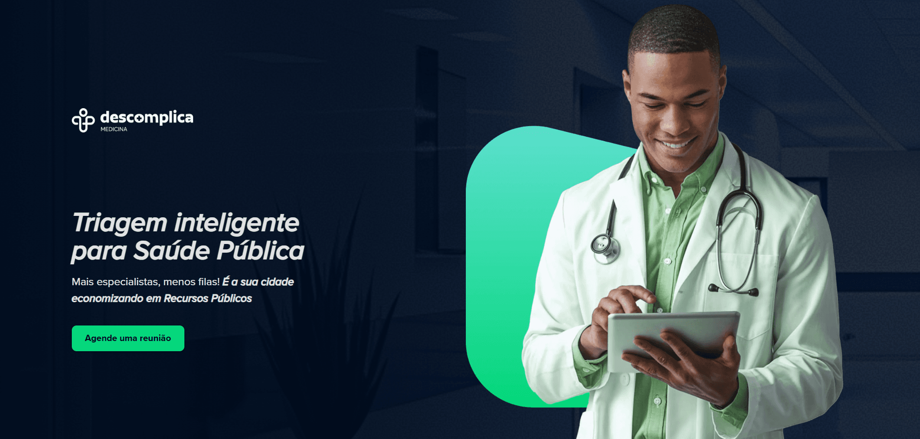 Projeto digital desenvolvido para Descomplica Medicina